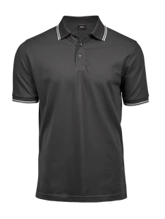 Luxury Stripe Stretch Polo