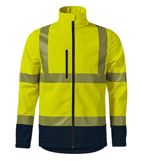 Softshellová bunda unisex HV Drop fluorescenční 5V3