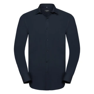Men's Long Sleeve Tailored Contrast Ultimate Stretch Shirt