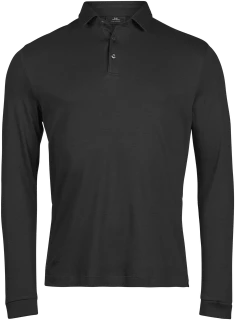 Pima Cotton Long Sleeve Polo
