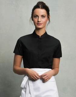 Mandarin Shirt Lady