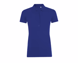 Women's cotton-elastane polo shirt  