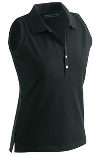 Ladies' Elastic Polo Sleeveless