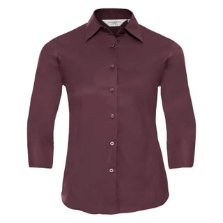 Ladies’ 3/4 Sleeve Fitted Stretch Shirt