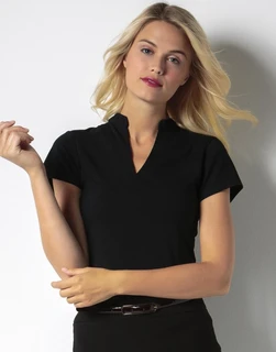 Corporate Short Sleeve V-Neck Top