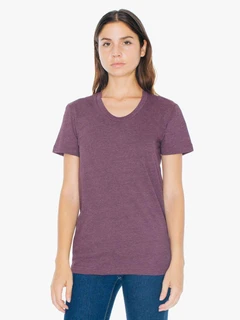 WOMEN'S POLY-COTTON SHORT SLEEVE T-SHIRT