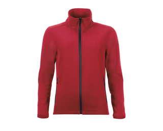 Women's soft shell zip jacket 